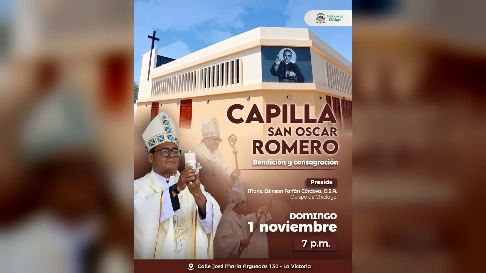 🙏 𝐁𝐞𝐧𝐝𝐢𝐜𝐢ó𝐧 𝐲 𝐜𝐨𝐧𝐬𝐚𝐠𝐫𝐚𝐜𝐢ó𝐧 𝐝𝐞 𝐥𝐚 𝐂𝐚𝐩𝐢𝐥𝐥𝐚 𝐒𝐚𝐧 Ó𝐬𝐜𝐚𝐫 𝐑𝐨𝐦𝐞𝐫𝐨